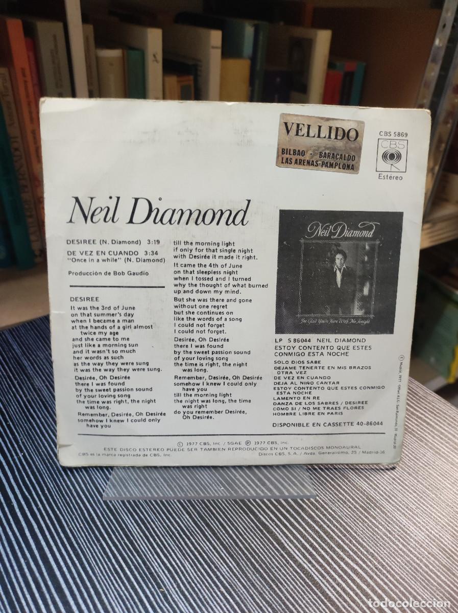 Discos de vinilo: Neil Diamond &ndash; Desir&eacute;e - Foto 2