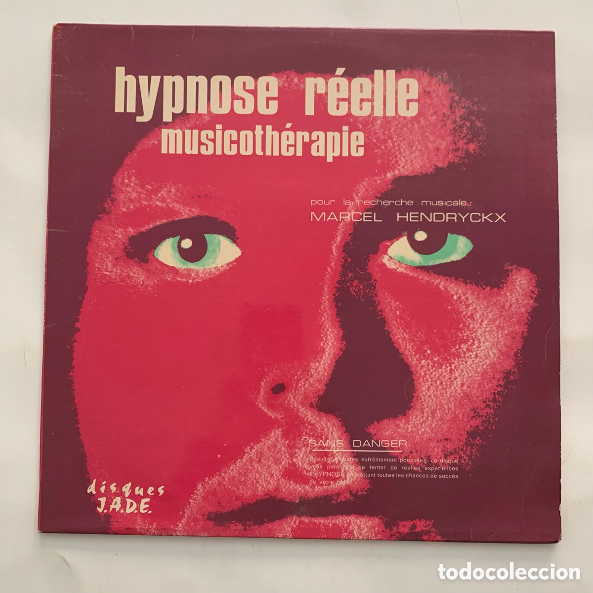 Discos de vinilo: lp Marcel Hendryckx &ndash; Hypnose R&eacute;elle Musicoth&eacute;rapie