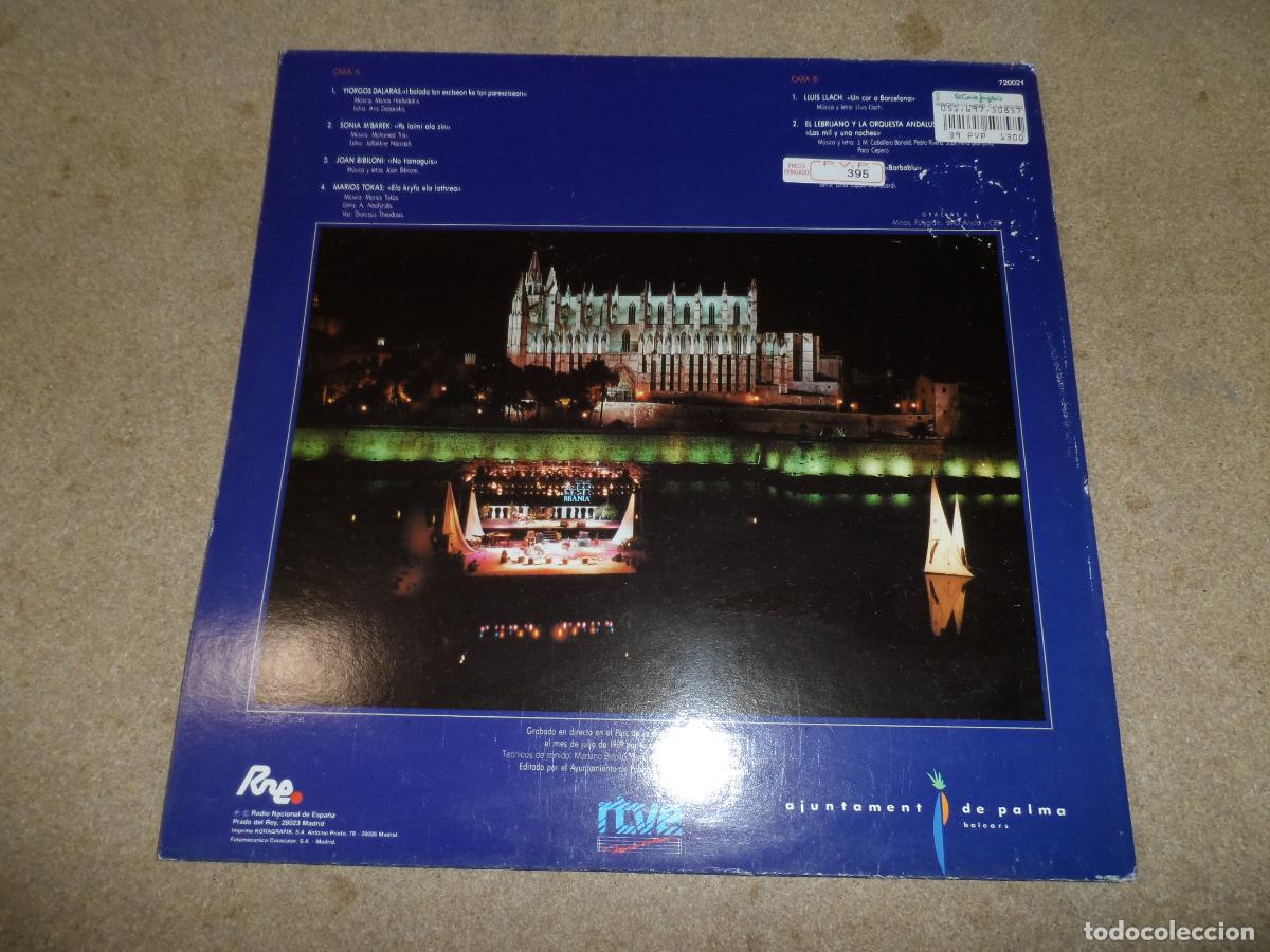 Discos de vinilo: Various &ndash; Can&ccedil;ons De La Mediterr&agrave;nia (SPAIN 1990) - Foto 3