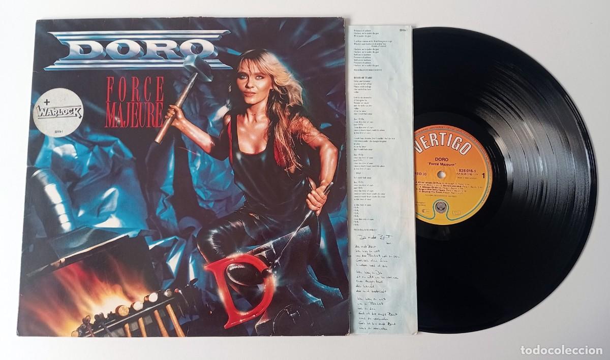 Discos de vinilo: LP DORO - FORCE MAJEURE - Foto 3