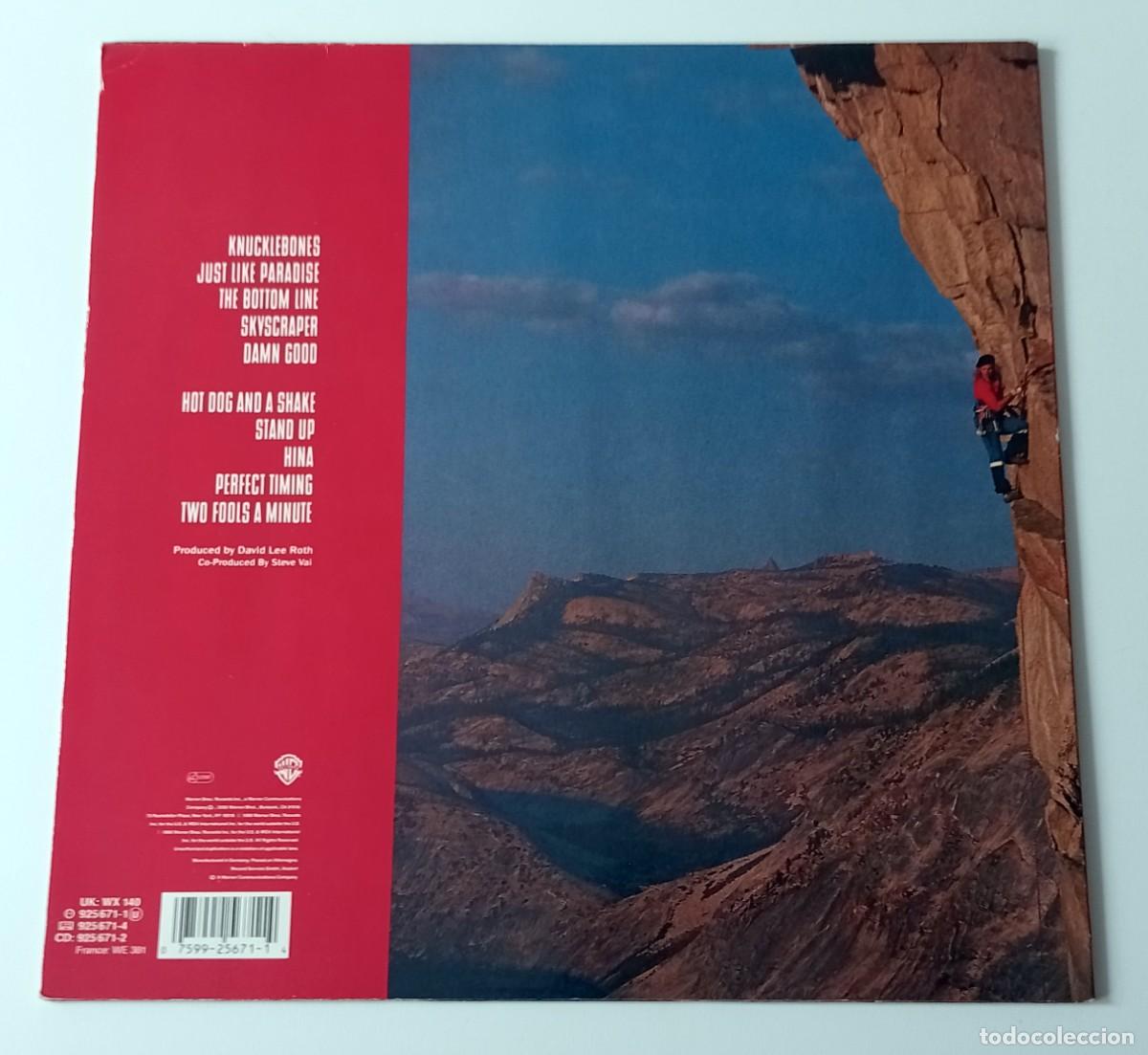 Discos de vinilo: LP DAVID LEE ROTH - SKYSCRAPER - Foto 2