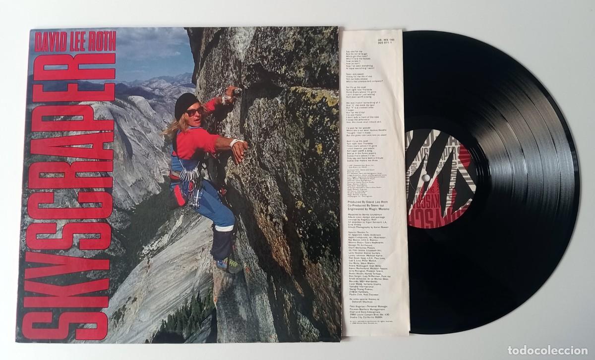 Discos de vinilo: LP DAVID LEE ROTH - SKYSCRAPER - Foto 3