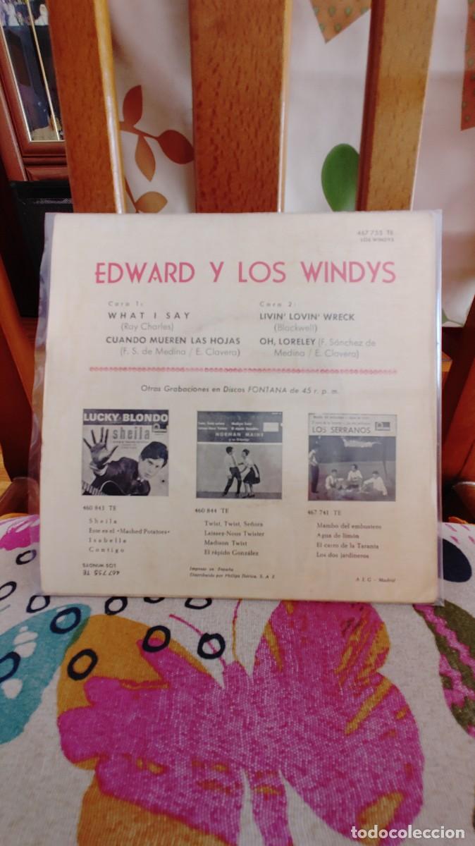 Discos de vinilo: EDWARD Y LOS WINDYS-EP WHAT I SAY +3 - Foto 2