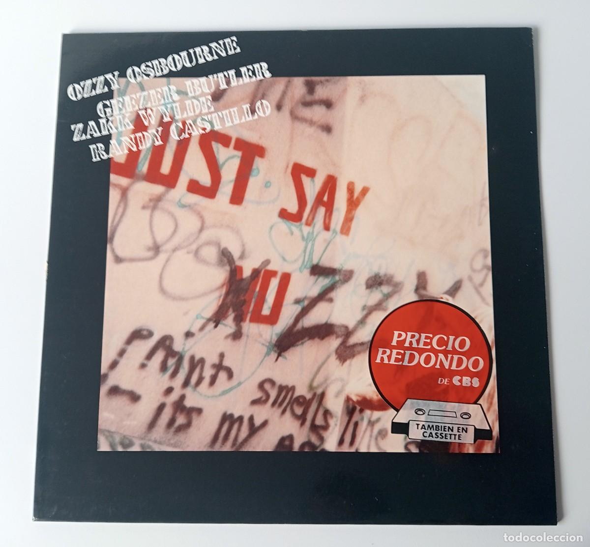 Discos de vinilo: LP OZZY OSBOURNE - JUST SAY OZZY - Foto 1