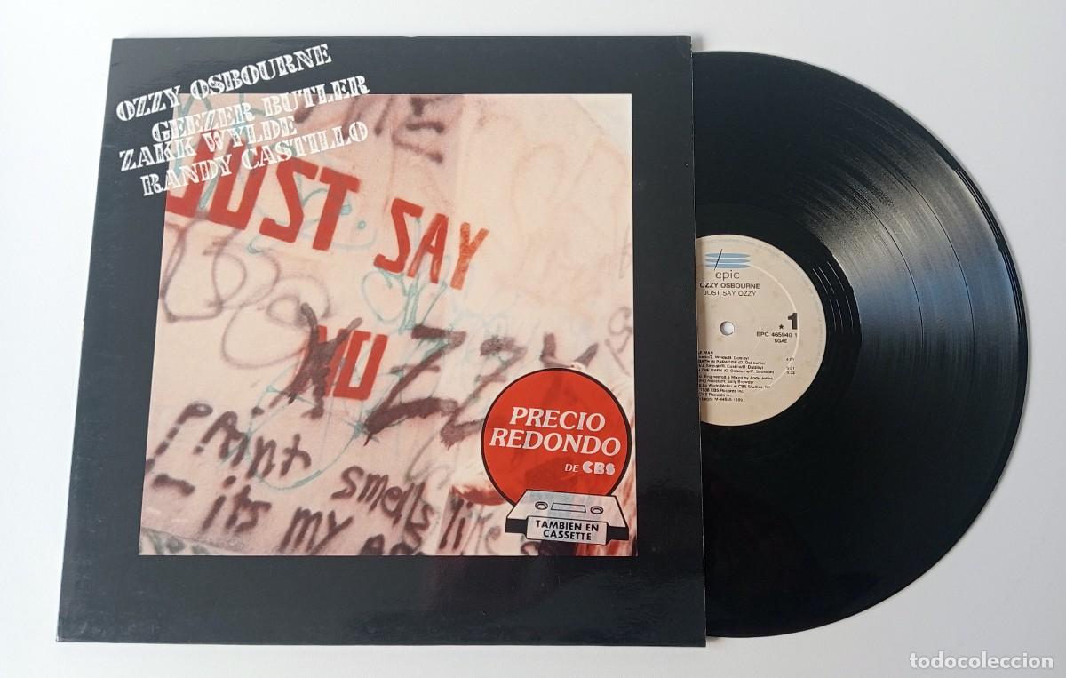Discos de vinilo: LP OZZY OSBOURNE - JUST SAY OZZY - Foto 3