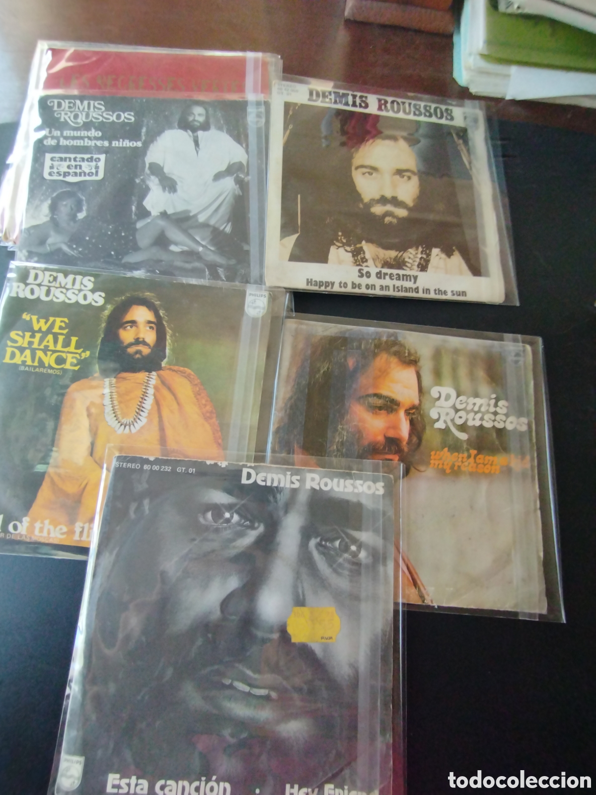 Discos de vinilo: Especial SINGLES de Demi Roussos - Foto 3