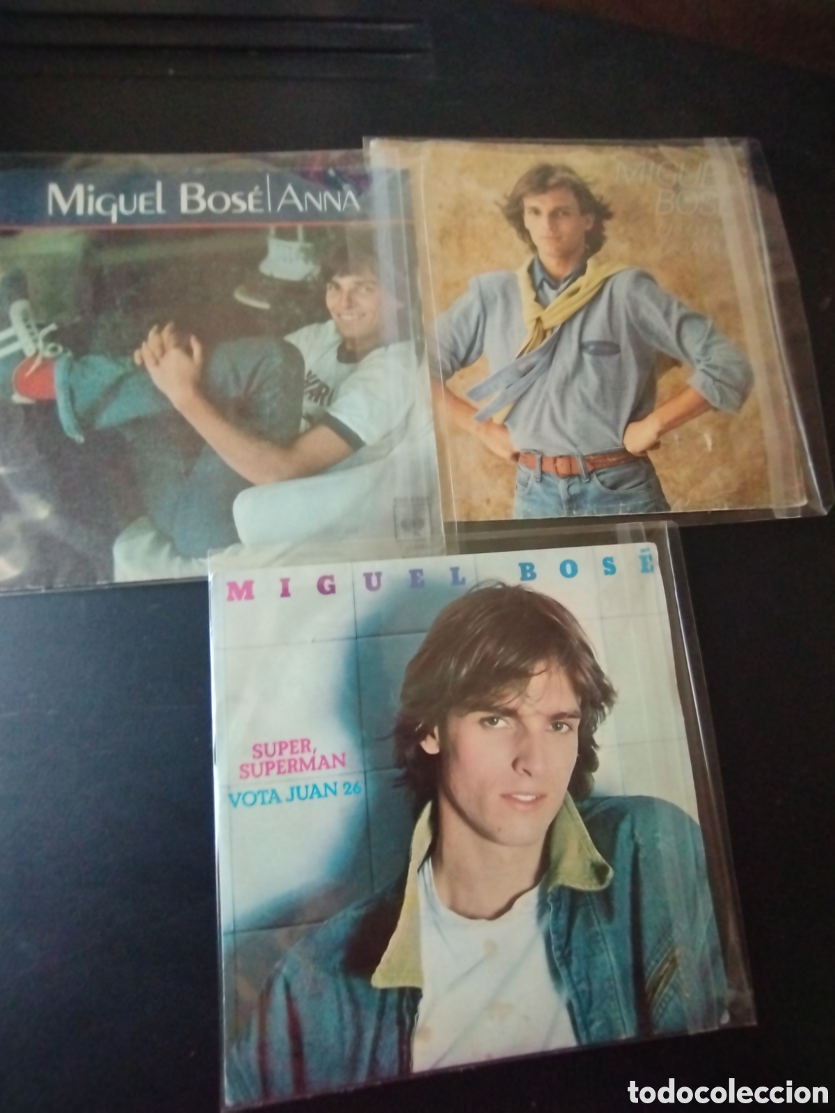 Discos de vinilo: Vinilo single Miguel Bose Creo en ti - Foto 3
