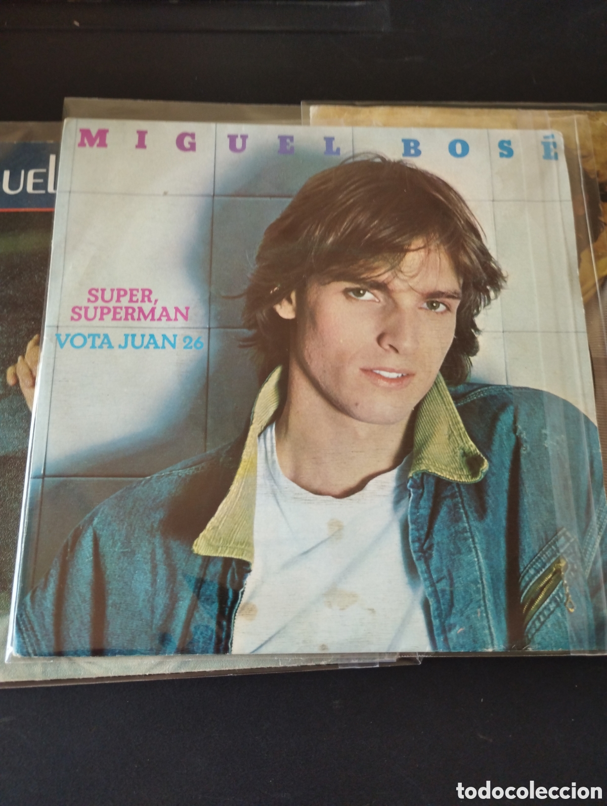 Discos de vinilo: Vinilo single Miguel Bose Creo en ti - Foto 4