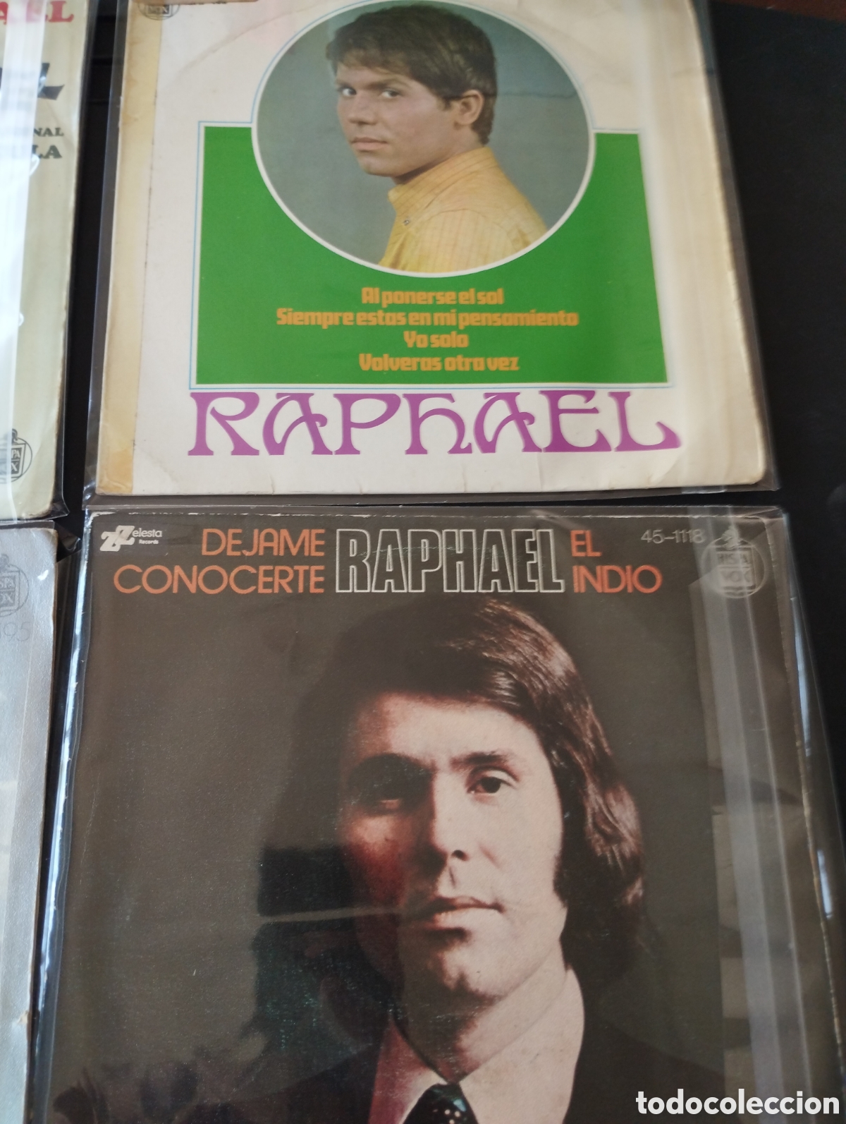 Discos de vinilo: Raphael vinilos lote singles - Foto 2