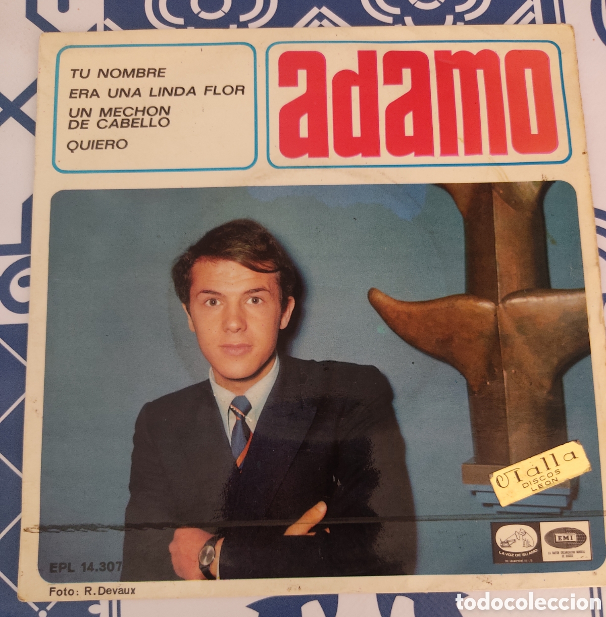 Discos de vinilo: ADAMO TU NOMBRE 1966 - Foto 1