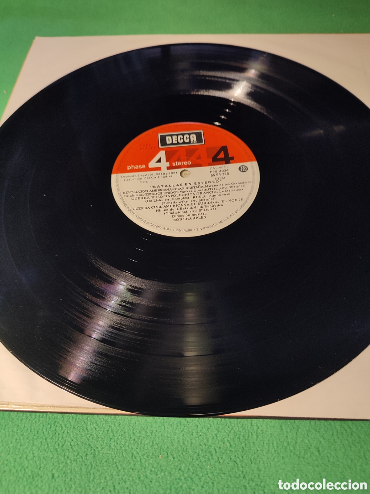 Discos de vinilo: Bob Sharples - Batallas en est&eacute;reos - Foto 3
