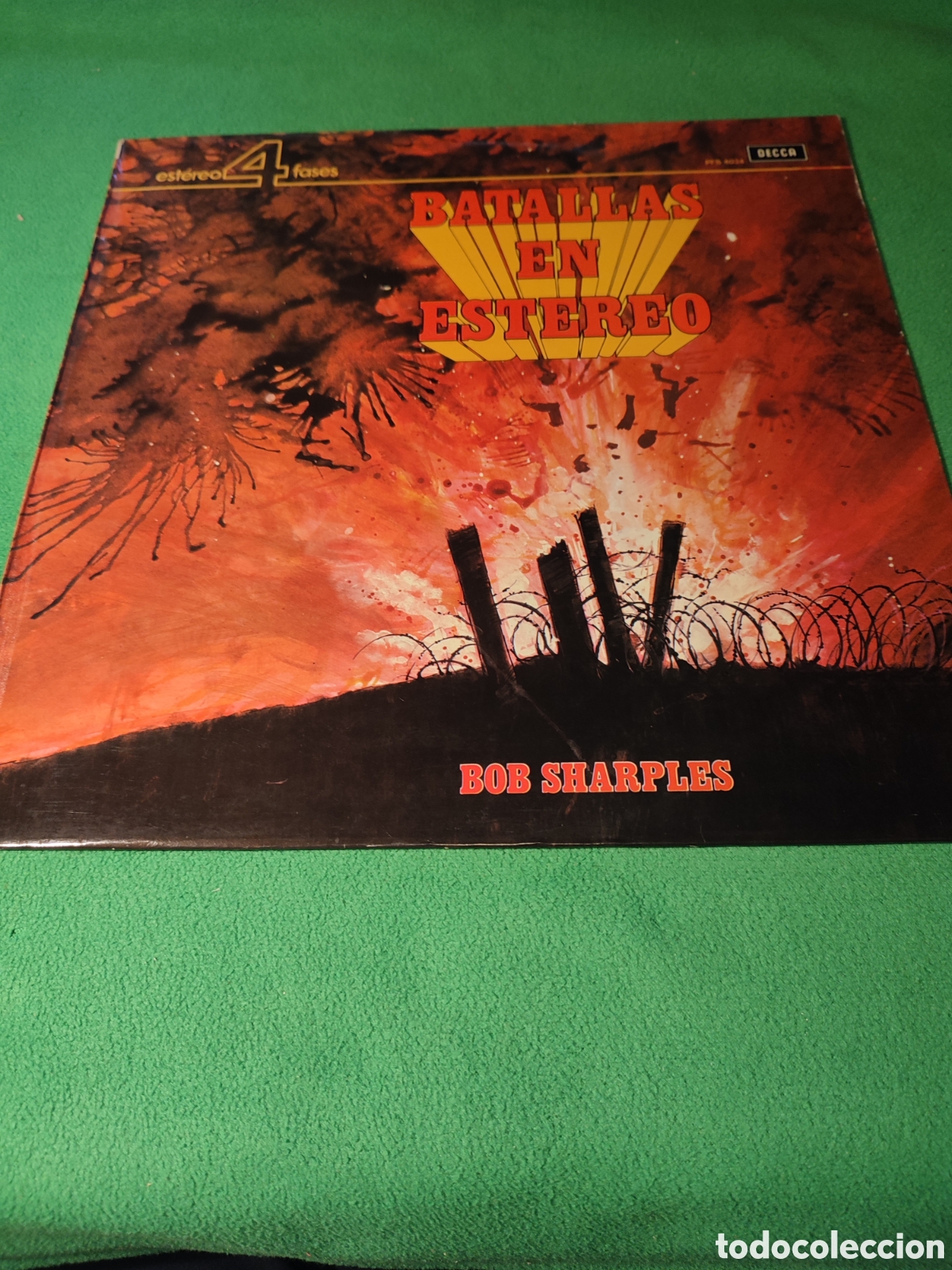 Discos de vinilo: Bob Sharples - Batallas en est&eacute;reos - Foto 1
