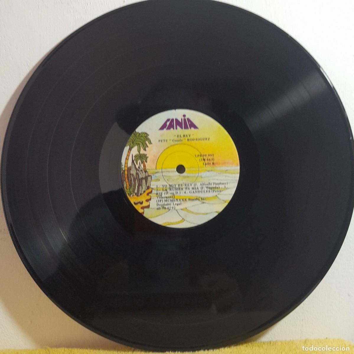 Discos de vinilo: SALSA-Pete El Conde Rodr&iacute;guez / &rdquo;El Rey&rdquo; . A&ntilde;o 1990 - Foto 4