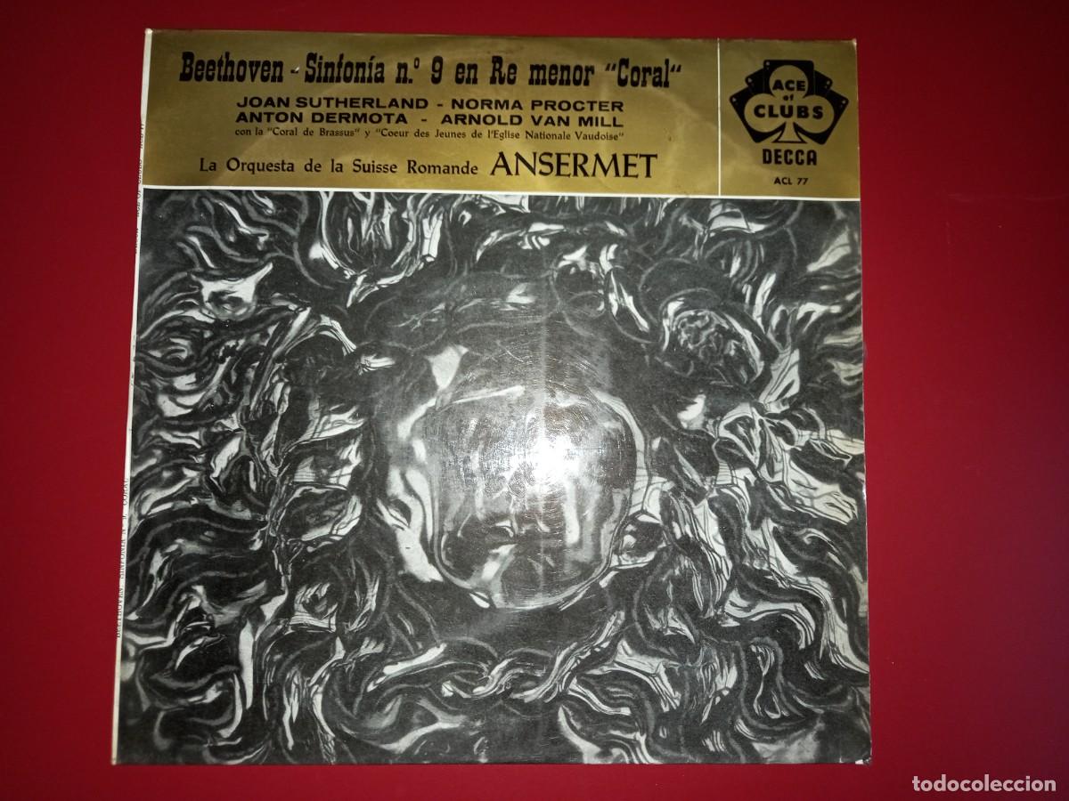 Discos de vinilo: Beethoven - Sinfon&iacute;a n. 9 &rdquo;Coral&rdquo; - E. Ansermet - Foto 1