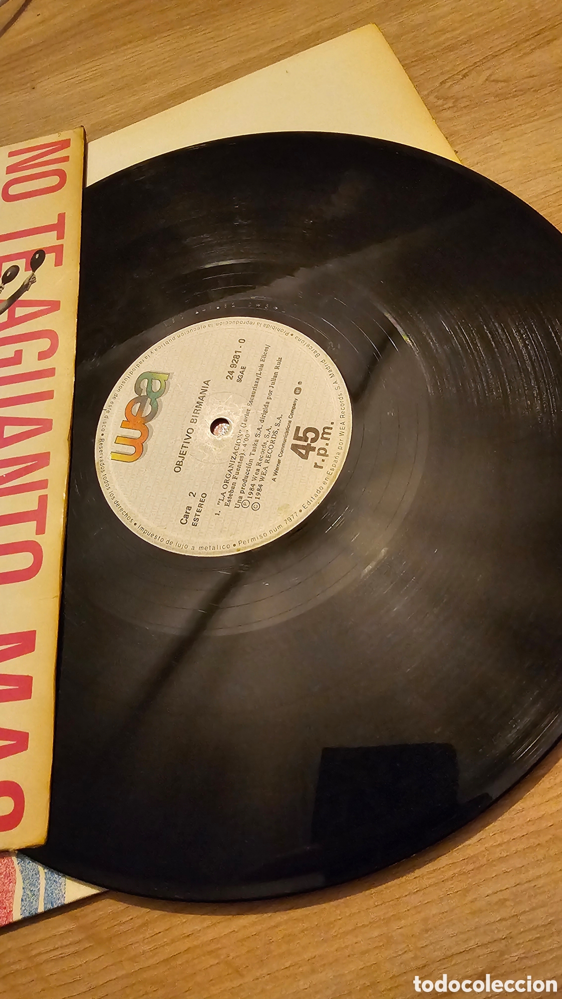 Discos de vinilo: 2 Maxi single &rdquo;Objetivo Birmania&rdquo; - Foto 4