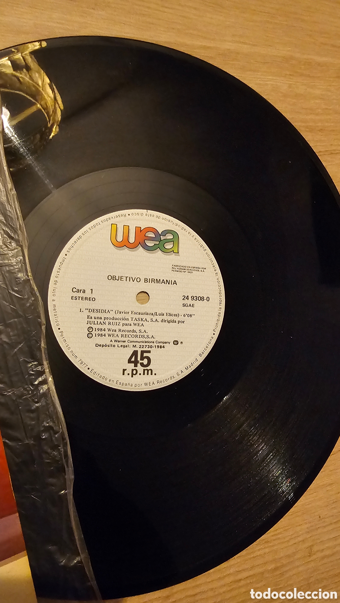 Discos de vinilo: 2 Maxi single &rdquo;Objetivo Birmania&rdquo; - Foto 7