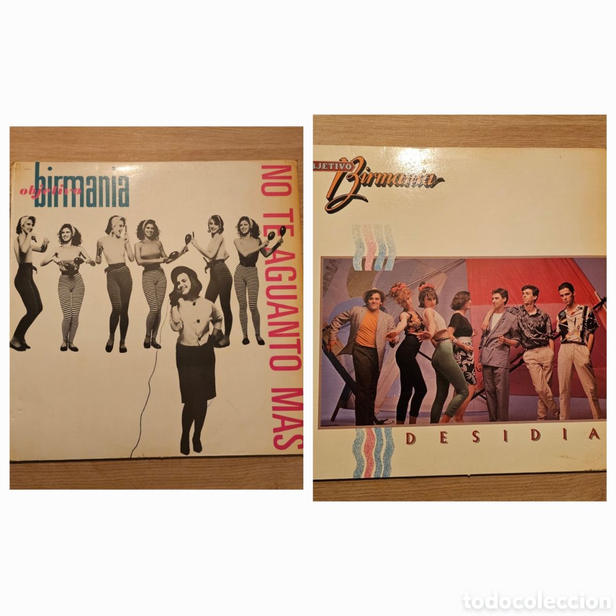 Discos de vinilo: 2 Maxi single &rdquo;Objetivo Birmania&rdquo; - Foto 1