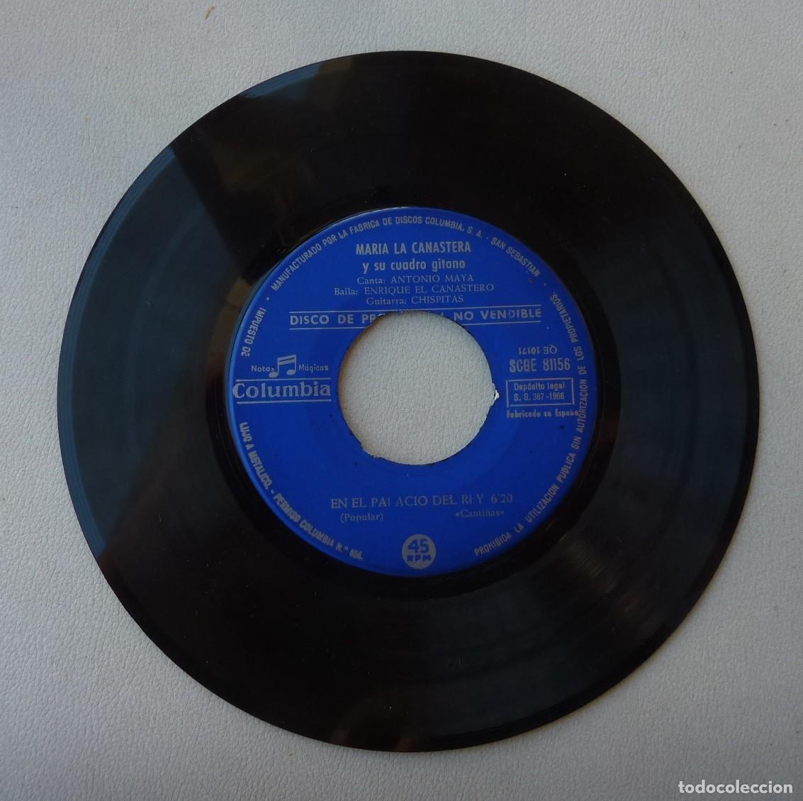 Discos de vinilo: MARIA LA CANASTERA // ES EL PALACIO DEL REY // SOLO DISCO // 1966 // SINGLE - Foto 1