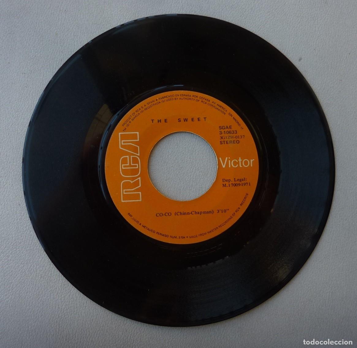 Discos de vinilo: THE SWEET // CO-CO // SOLO DISCO // 1971 // SINGLE - Foto 1