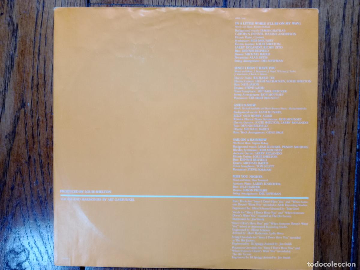 Discos de vinilo: Art Garfunkel - fate for breakfast - Foto 3