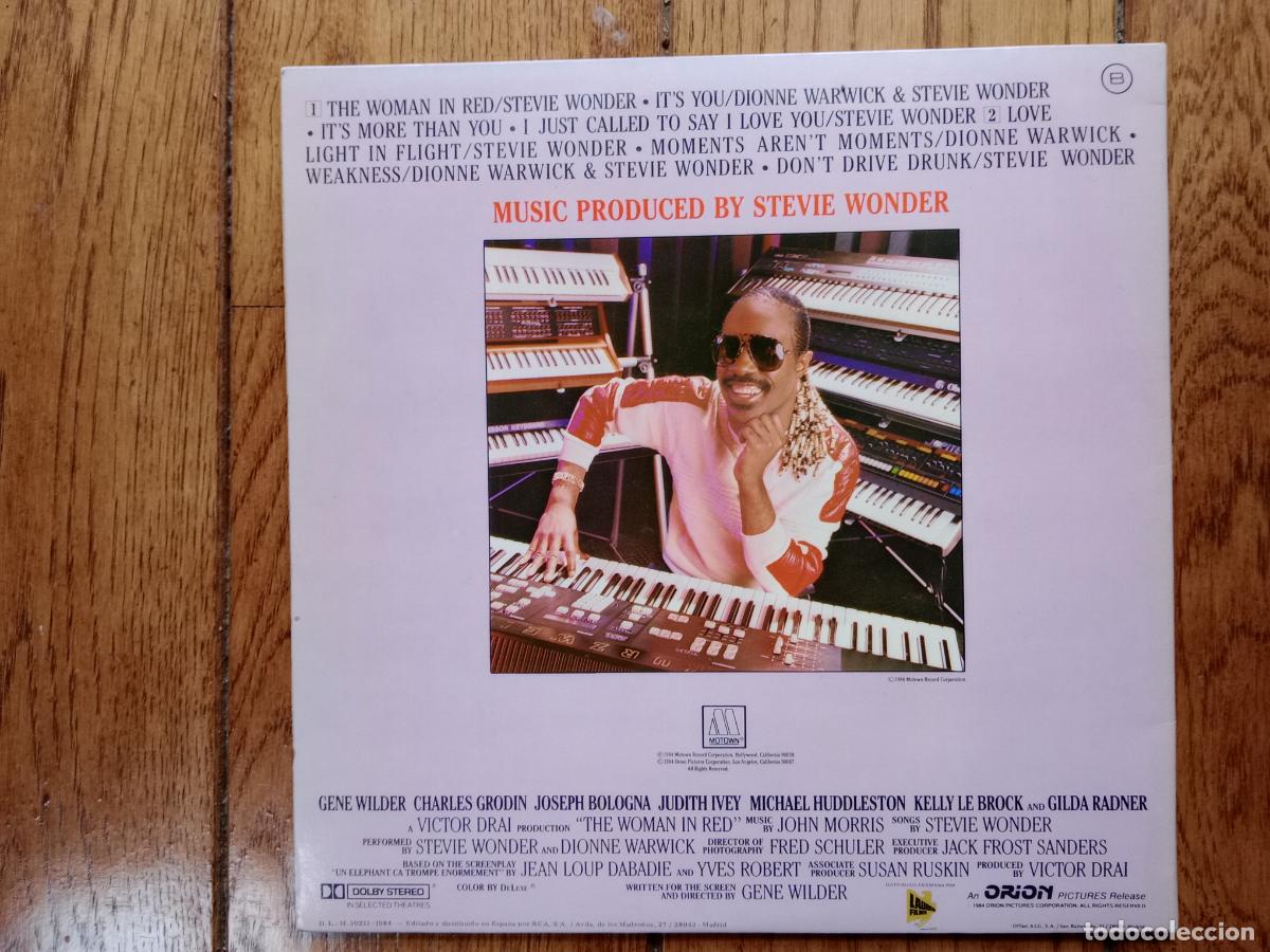 Discos de vinilo: Stevie Wonder - la mujer de rojo - Foto 4