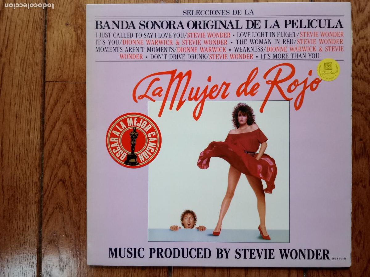 Discos de vinilo: Stevie Wonder - la mujer de rojo - Foto 1