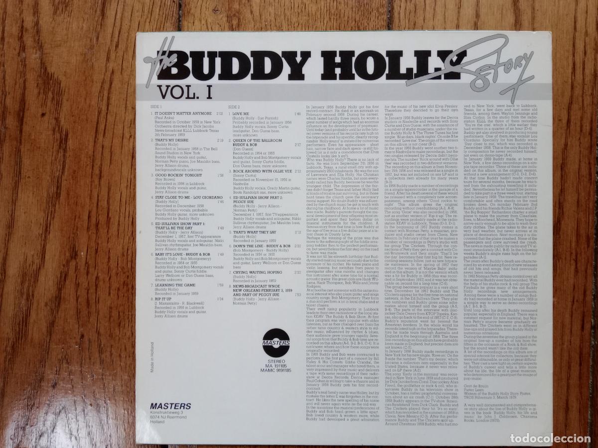 Discos de vinilo: Buddy Holly - Story Vol.1 - Foto 2