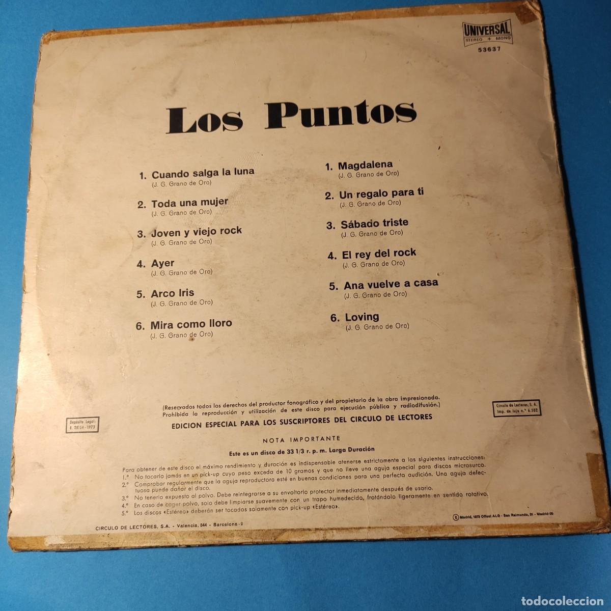 Discos de vinilo: LOS PUNTOS . EXITOS ** JUANI - Foto 2