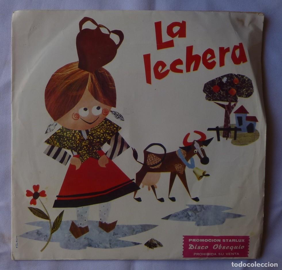 Discos de vinilo: CUENTOS INFANTILES / STARLUX / LA LECHERA / 1967 / SINGLE - Foto 1