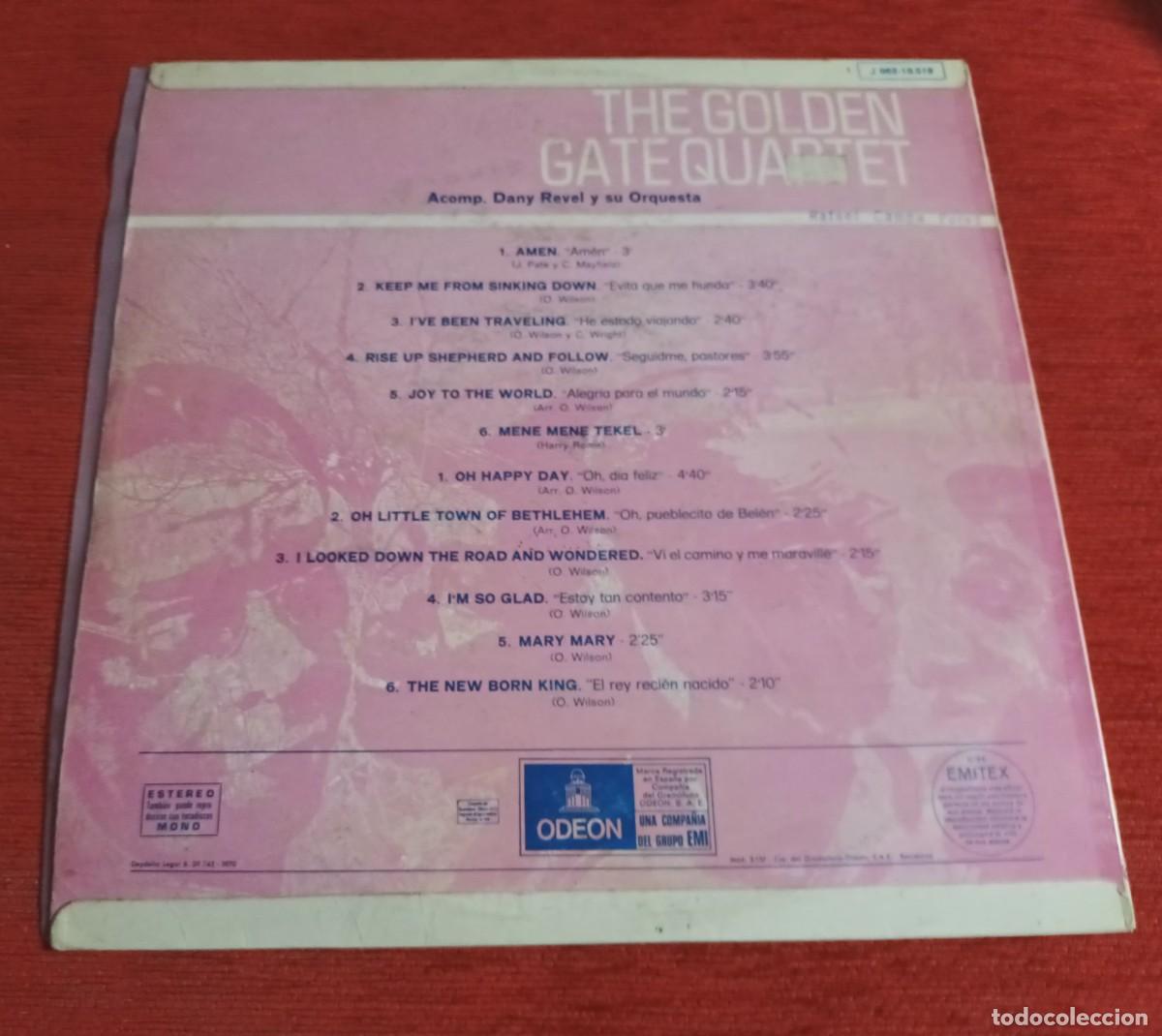Discos de vinilo: THE GOLDEN GATE QUARTET - THE GOLDEN GATE QUARTET - LP - Foto 3
