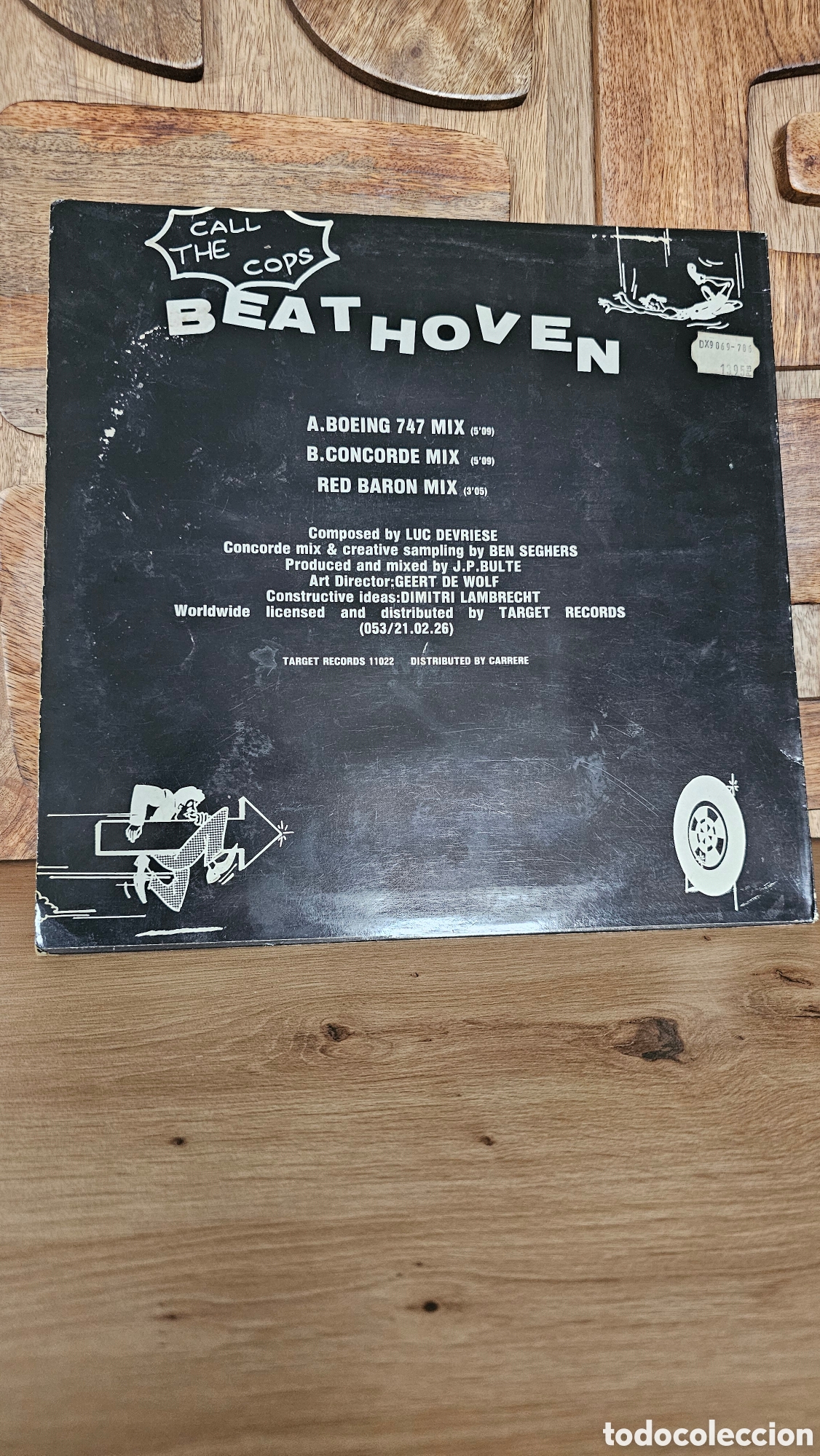 Discos de vinilo: Maxi Single &rdquo;BEATHOVEN&rdquo; CALL THE COPS - Foto 3