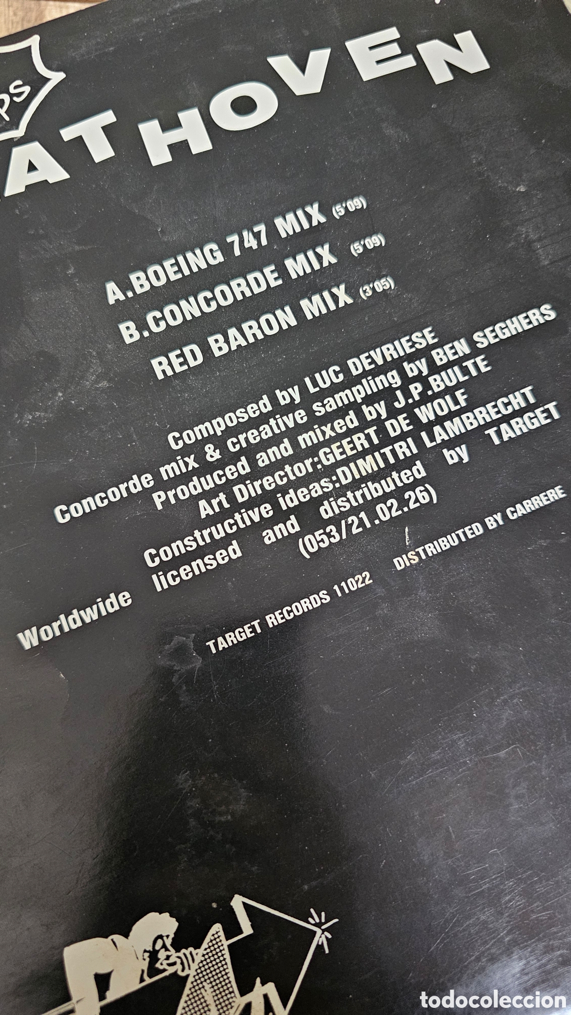 Discos de vinilo: Maxi Single &rdquo;BEATHOVEN&rdquo; CALL THE COPS - Foto 6