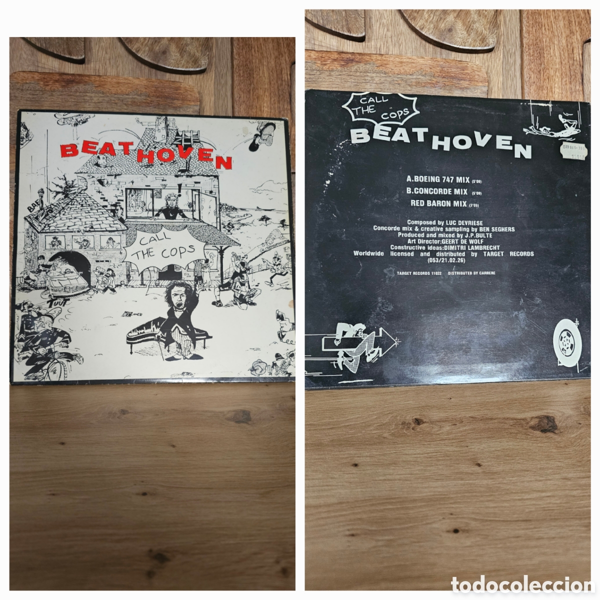 Discos de vinilo: Maxi Single &rdquo;BEATHOVEN&rdquo; CALL THE COPS - Foto 1