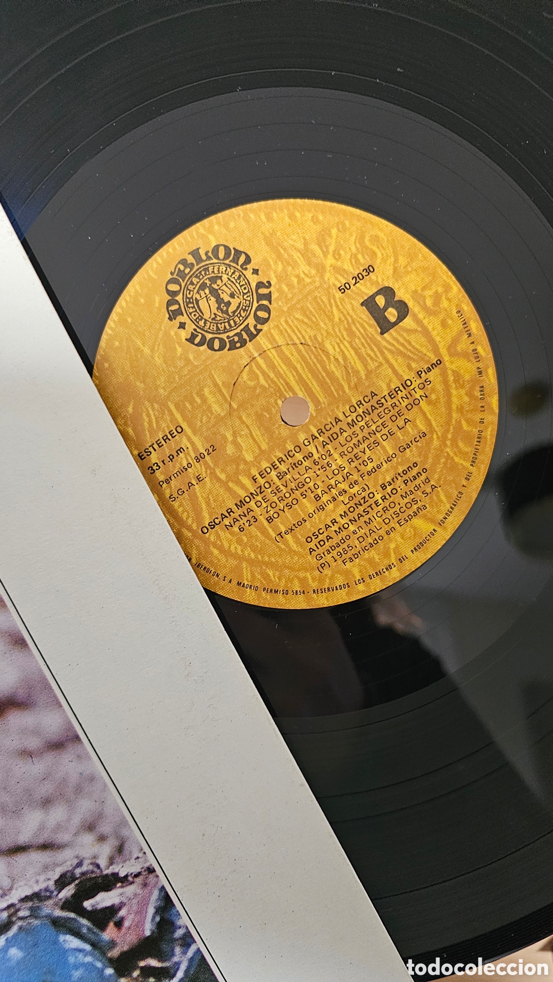 Discos de vinilo: Canciones de Federico Garc&iacute;a Lorca - Foto 5