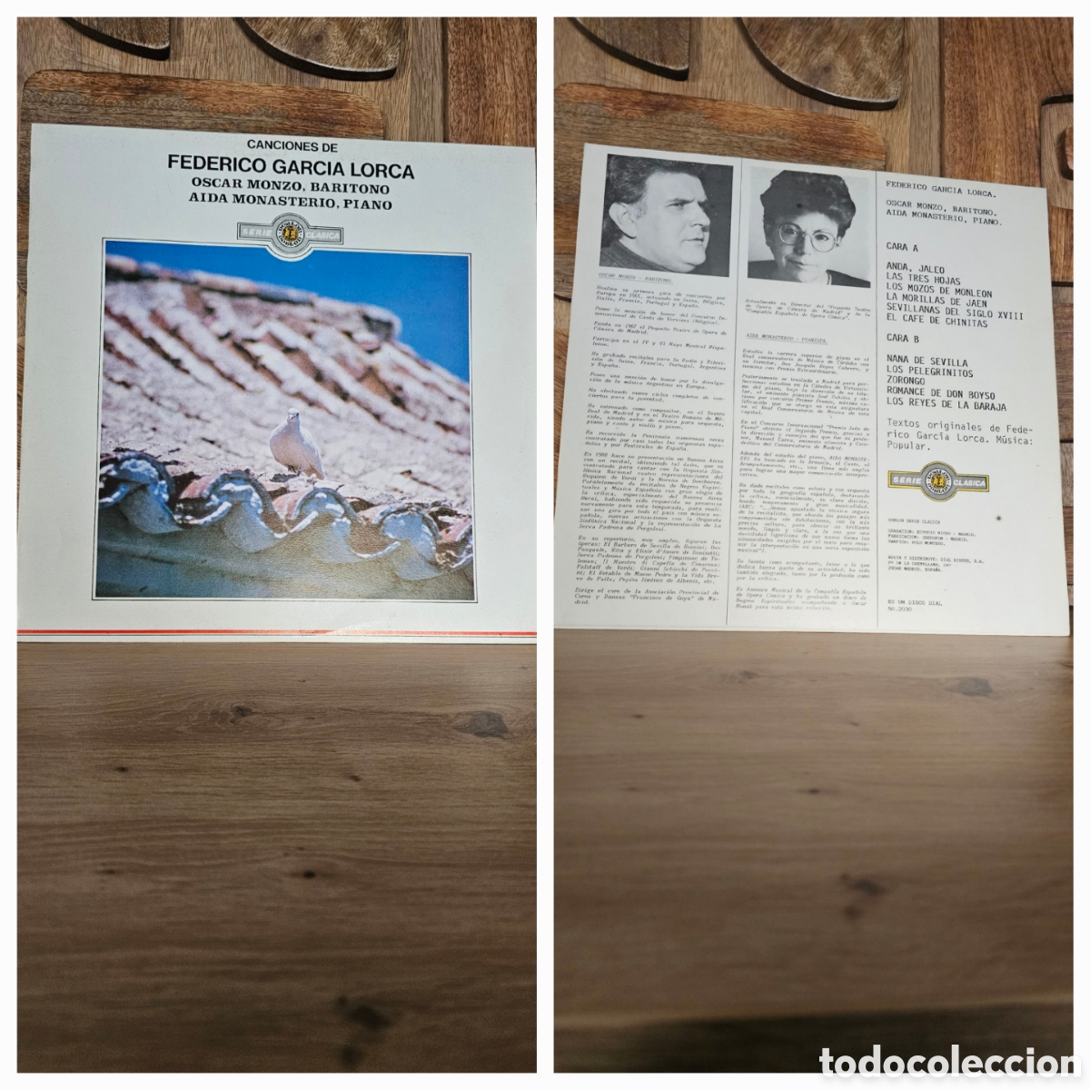 Discos de vinilo: Canciones de Federico Garc&iacute;a Lorca - Foto 1