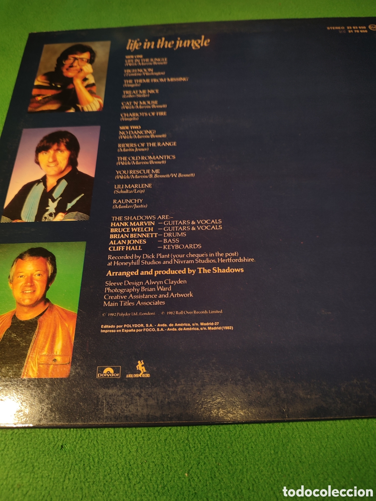 Discos de vinilo: The Shadows - Life in the jungle - Foto 2
