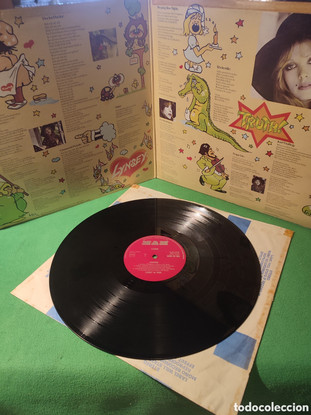 Discos de vinilo: Lynsey de Paul - Surprise edici&oacute;n UK - Foto 2