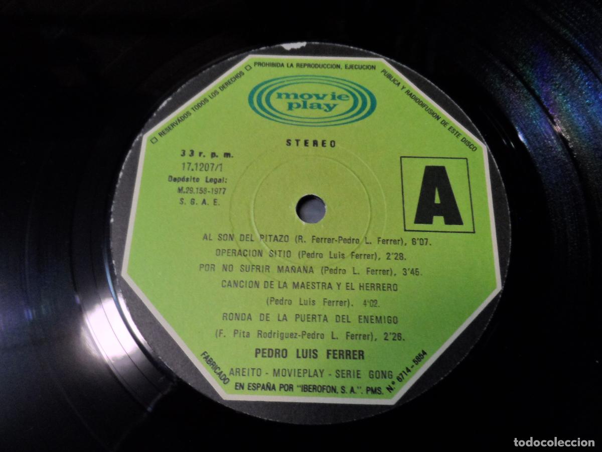 Discos de vinilo: PEDRO LUIS FERRER - MARIPOSA SPAIN 1977) - Foto 4
