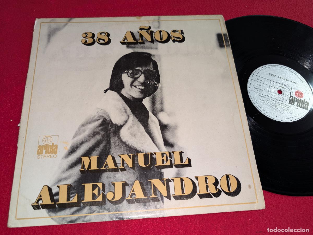 Discos de vinilo: MANUEL ALEJANDRO 38 a&ntilde;os LP 1973 Ariola - Foto 1
