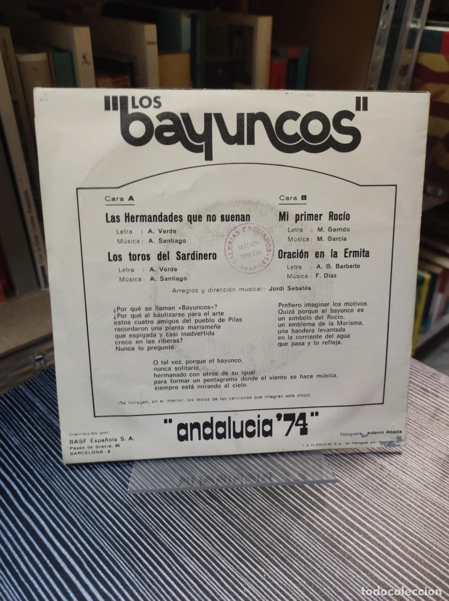 Discos de vinilo: Los Bayuncos &ndash; Andalucia 74 - Foto 2