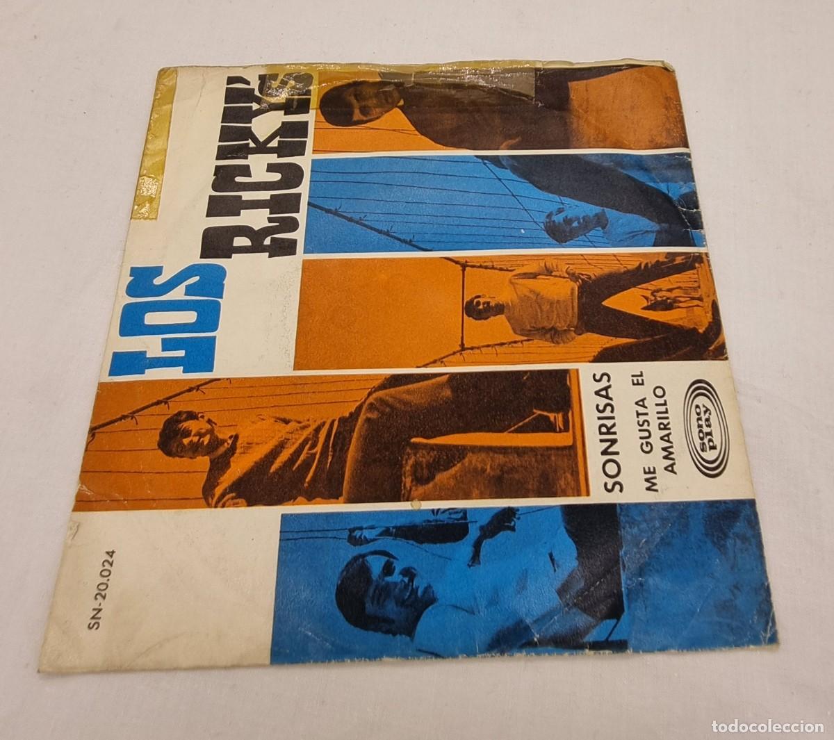 Discos de vinilo: Single Vinilo Los Rickys, Sonrisas 1967. - Foto 3