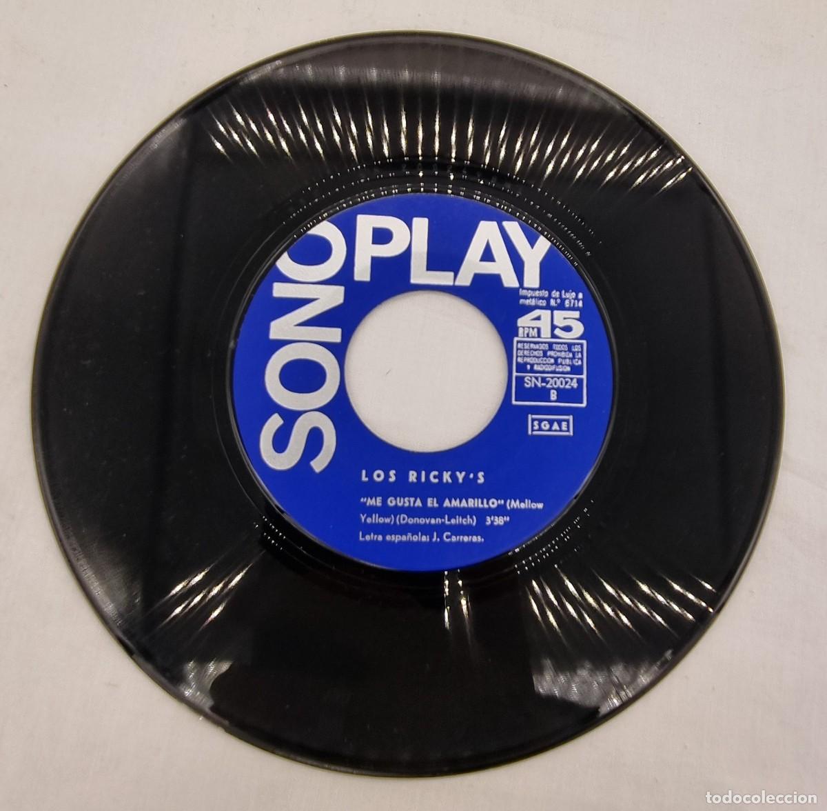 Discos de vinilo: Single Vinilo Los Rickys, Sonrisas 1967. - Foto 5