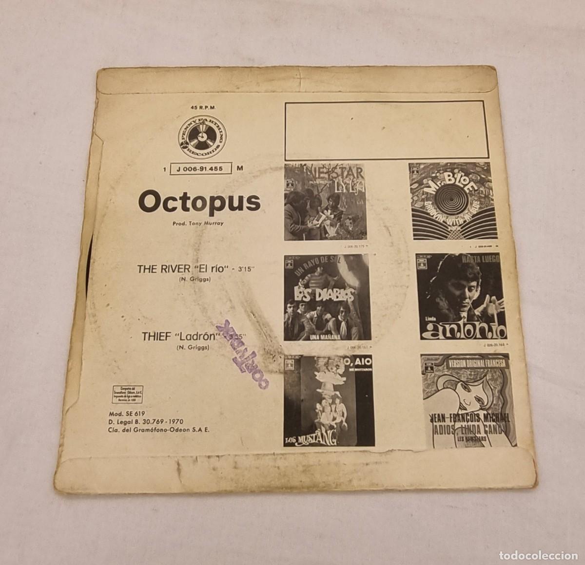 Discos de vinilo: Single Vinilo Octopus, The River, Thief, Penny Farthing 1970 - Foto 2