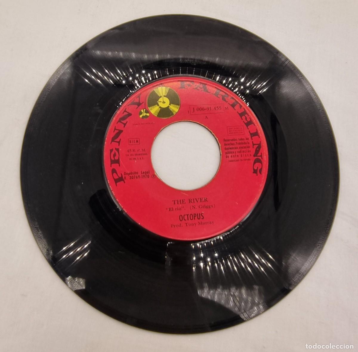Discos de vinilo: Single Vinilo Octopus, The River, Thief, Penny Farthing 1970 - Foto 4