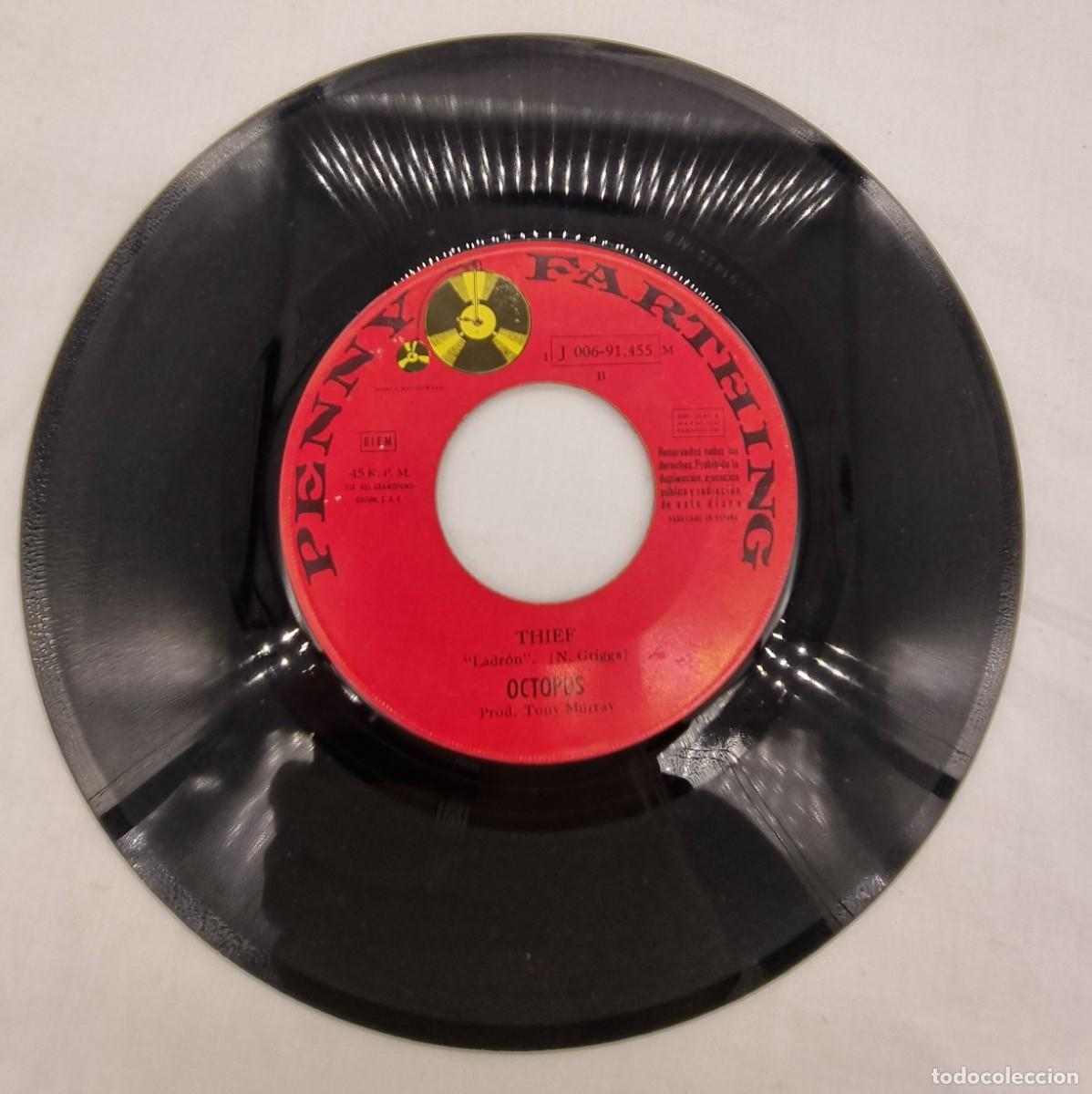 Discos de vinilo: Single Vinilo Octopus, The River, Thief, Penny Farthing 1970 - Foto 5