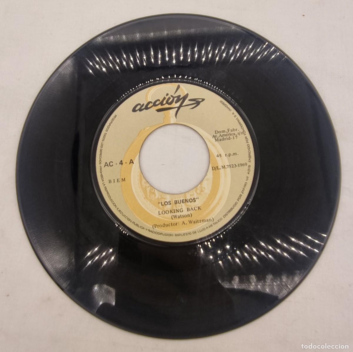 Discos de vinilo: Single Vinilo Los Buenos, Looking Back, De Mi Ni&ntilde;a - Foto 4
