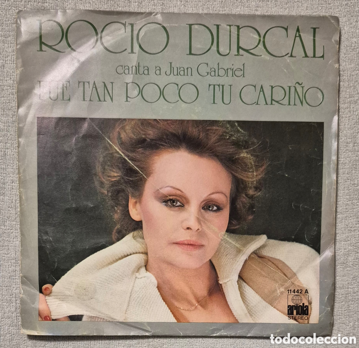 Discos de vinilo: SINGLE - ROCIO DURCAL - CANTA A JUAN GABRIEL - 1978 - Foto 1