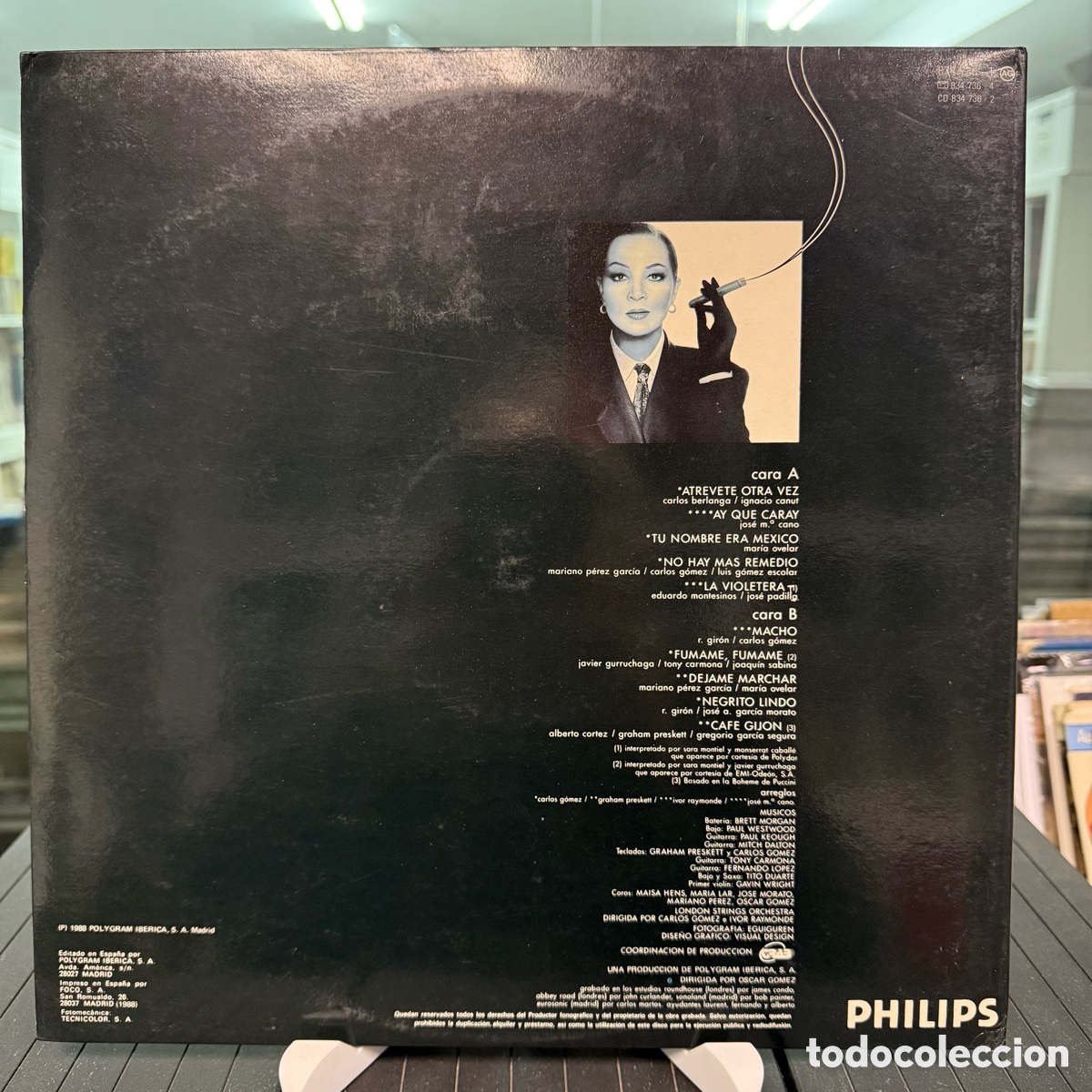 Discos de vinilo: Sara Montiel - Pur&iacute;simo Sara (LP) - Foto 2