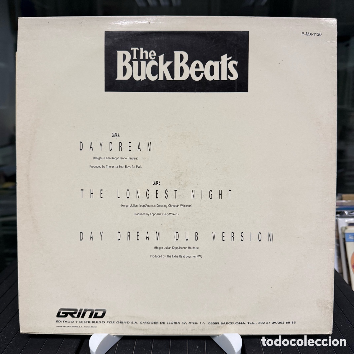 Discos de vinilo: Buckbeats - Daydream (Maxi) - Foto 2
