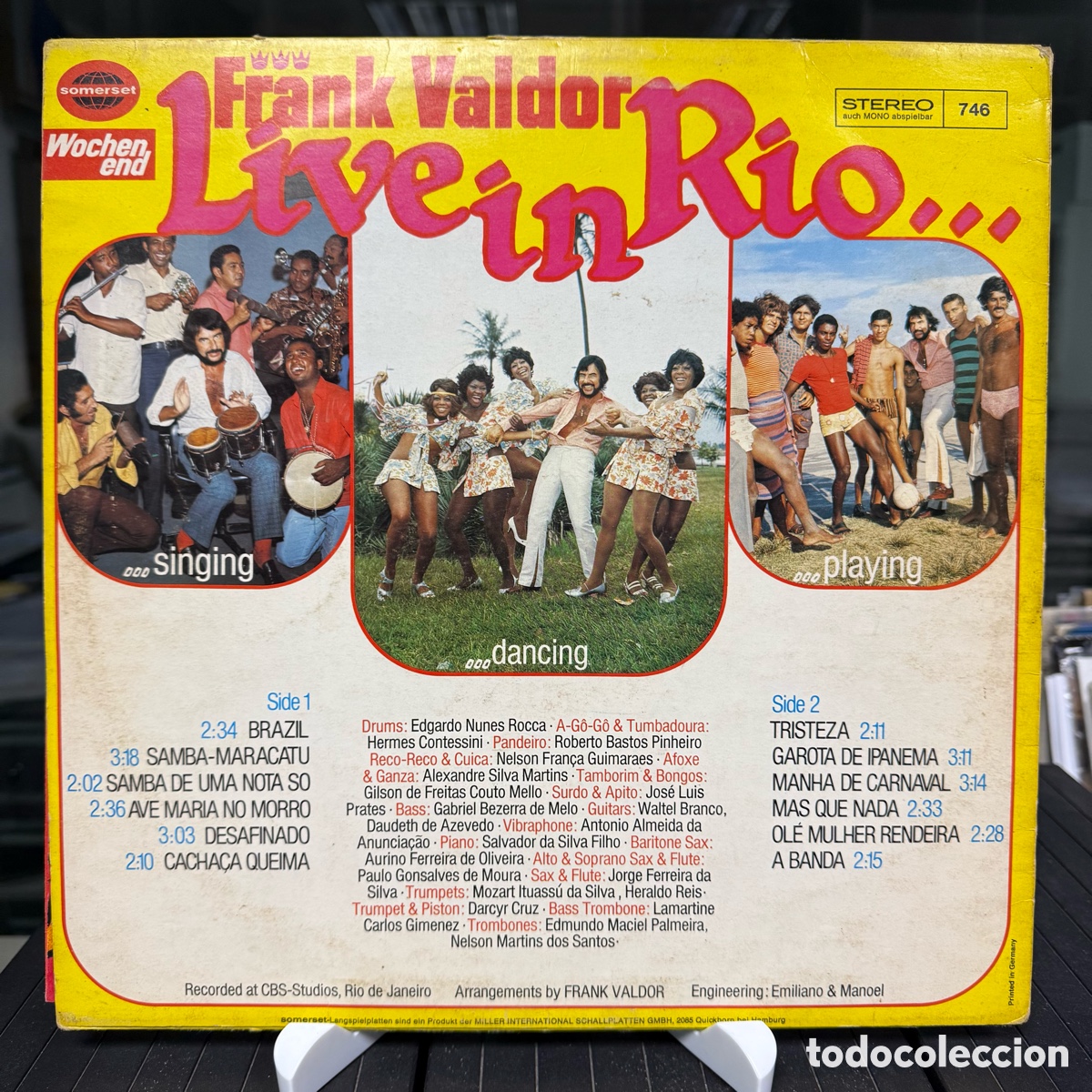 Discos de vinilo: Frank Valdor - Live In Rio (Vinyl) - Foto 2